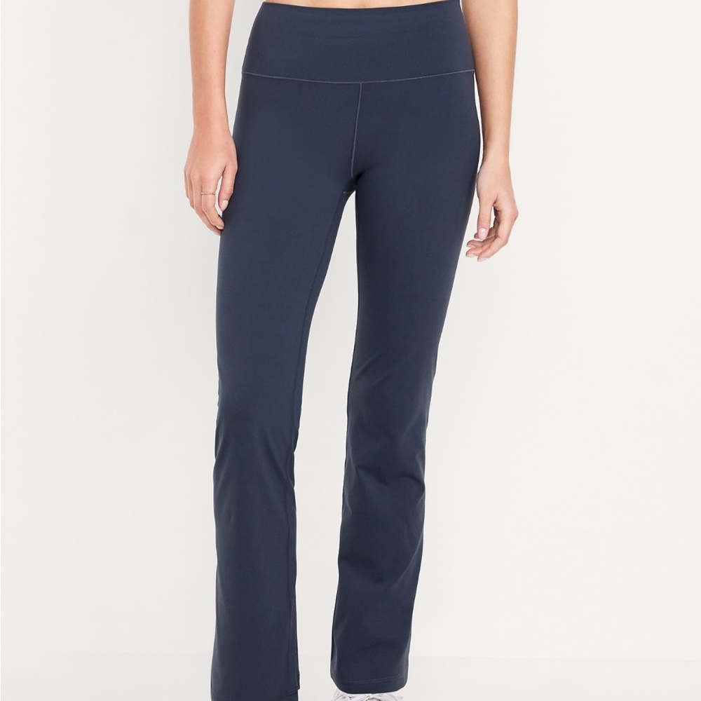 Elegant Navy Boot Cut Yoga Pants